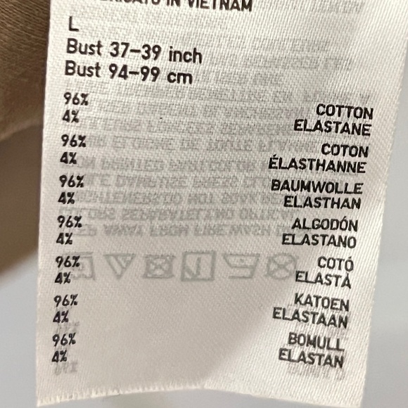 UNIQLO Women's Tan Long Sleeve Turtleneck Top Size L - Picture 4 of 5